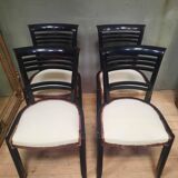 Set of 4 chairs from the 1950s.