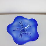 Czech art glass bowl by josef hospodka for chribska glassworks, 1960's