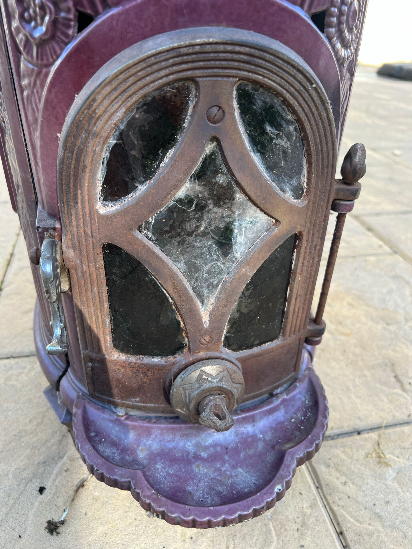 Old wood stove
