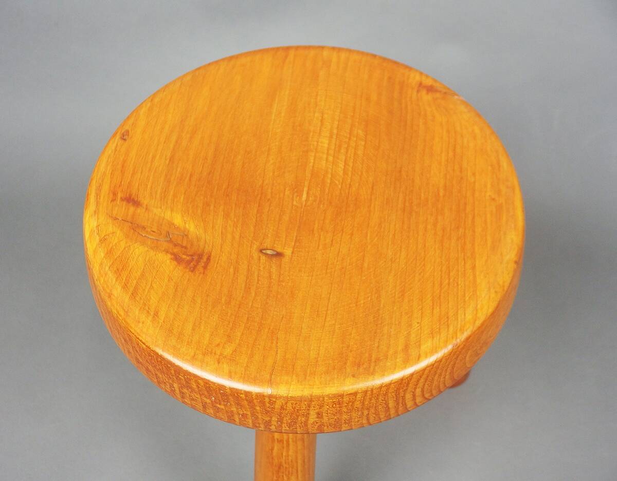 Stool "Les Arcs" by Charlotte Perriand