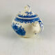Sugar bowl with lid Villeroy and Boch Mettlach Burgenland blue