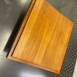 Table basse ottoman L09 en orme massif de Pierre Chapo
