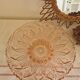 XL fruit basket pink glass
