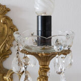 Bronze wall lamp with grapevines