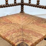 Chaise en chêne rustique