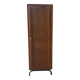 Wooden locker with tubular base