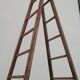 Double ladder for market gardening, fruit harvest, old wooden picking - 3m65