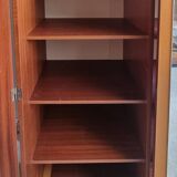 Wooden cabinet, wardrobe, shelves, vintage, 60s