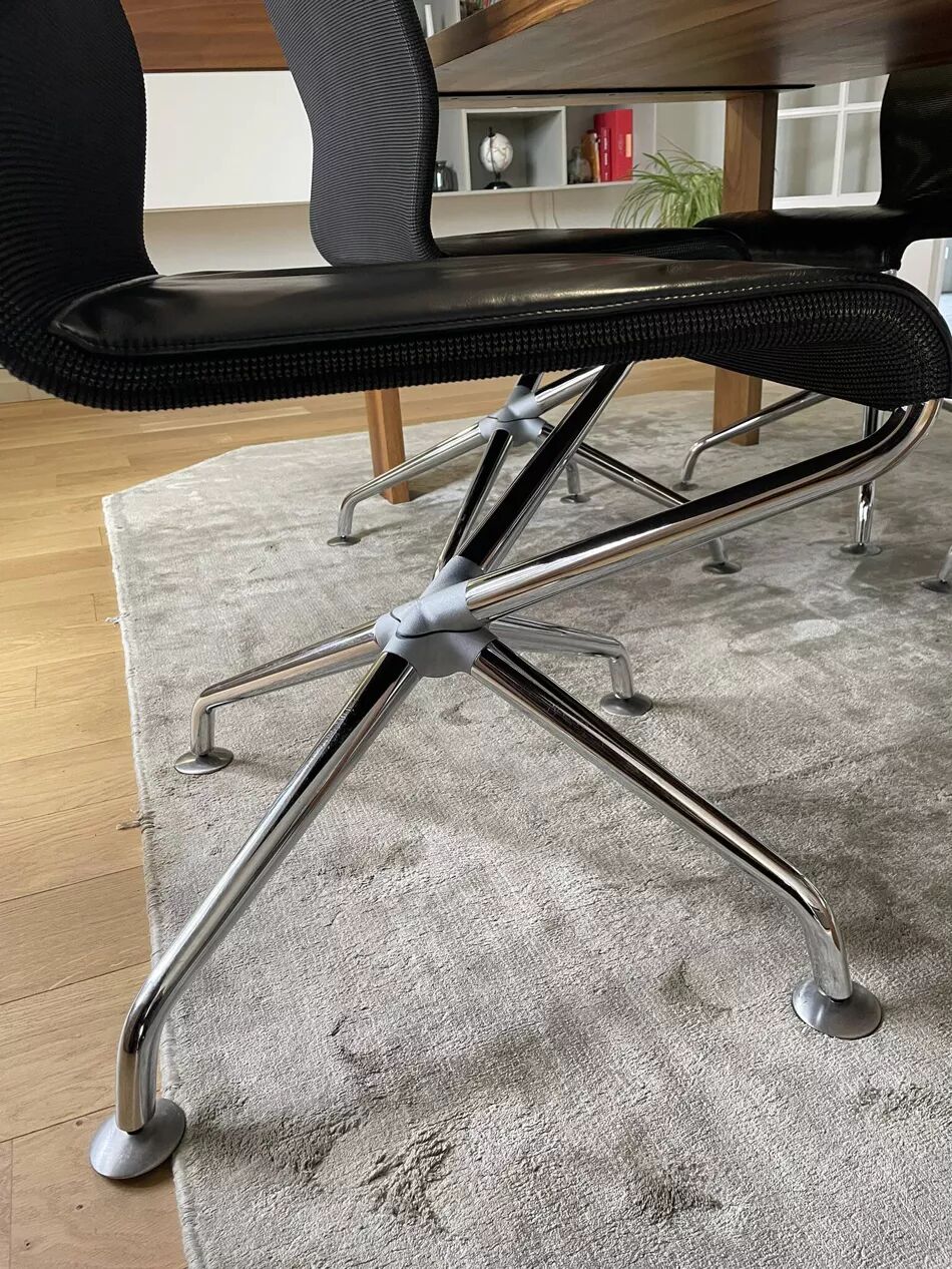 4 Herbert Ohl chairs for Rosenthal Einrichtung, 20th century.