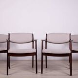 Fauteuils en Palissandre par Erik Buch pour Ørum Møbelfabrik, 1960s, Set de 4