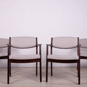 Rosewood Armchairs by Erik Buch for Ørum Møbelfabrik, 1960s, Set of 4