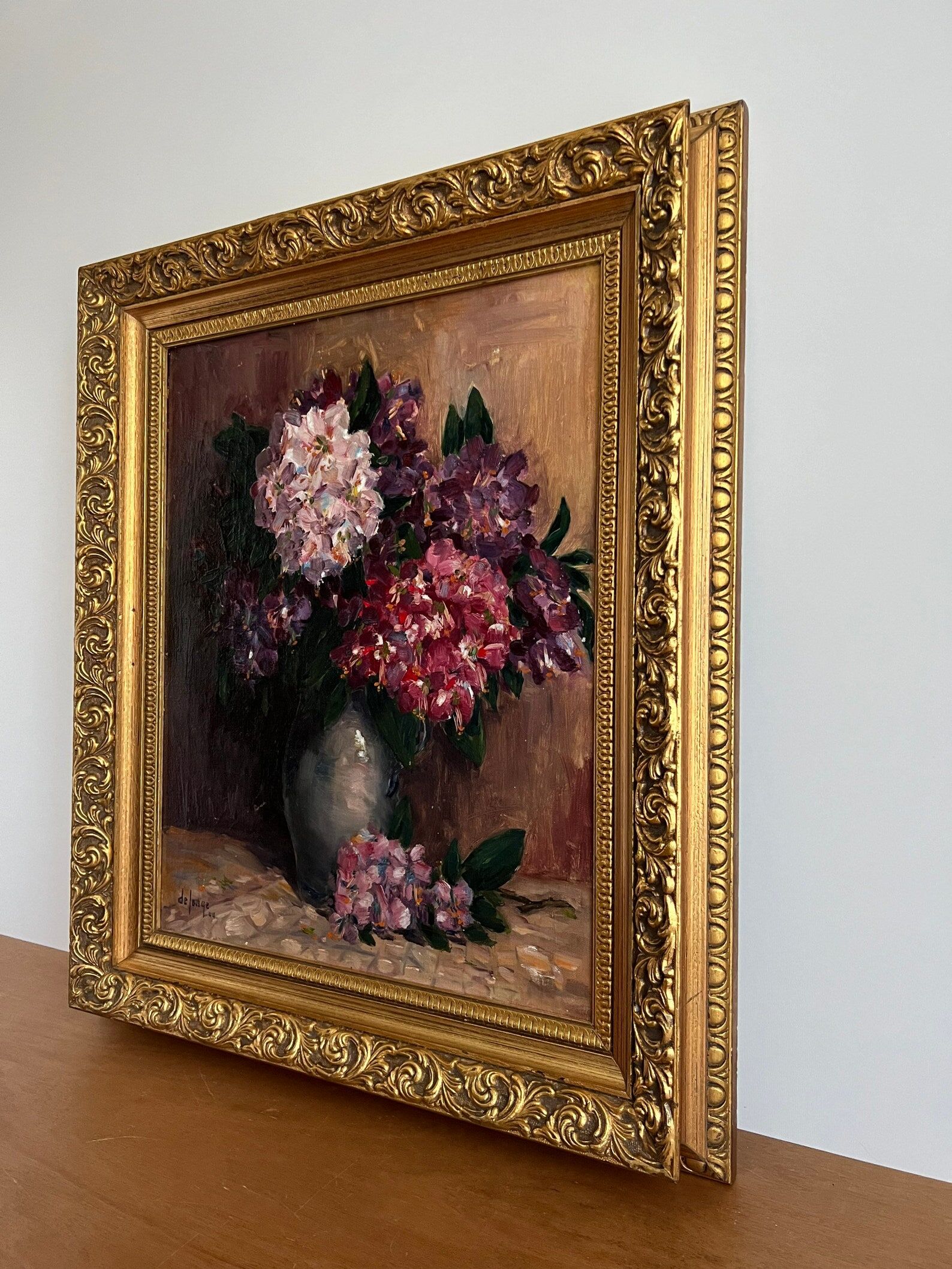 Oil on canvas, linen