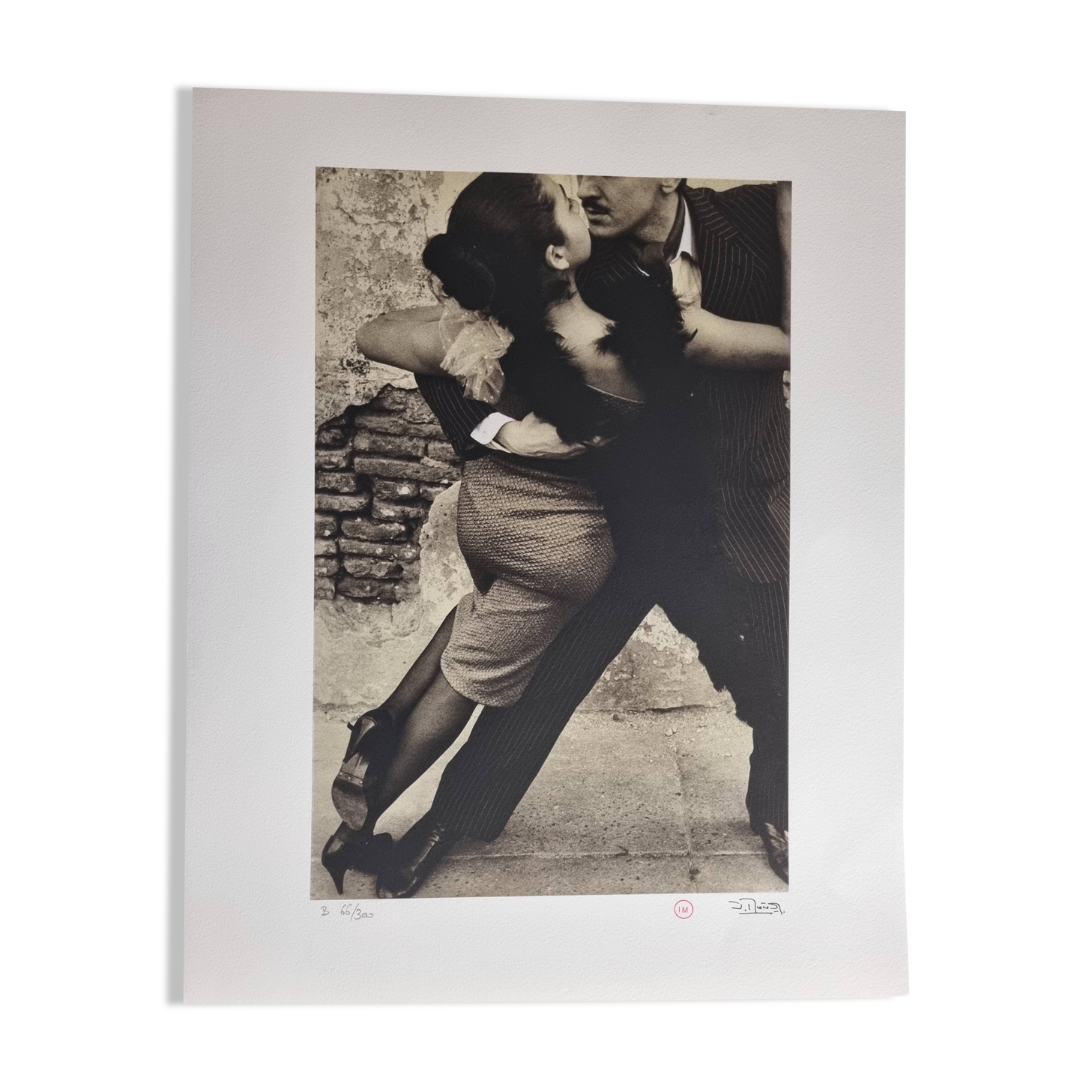 Photograph by Isabel Muñoz on vellum paper, numbered 66/300