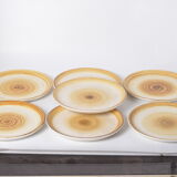 Longchamp stoneware dessert plates