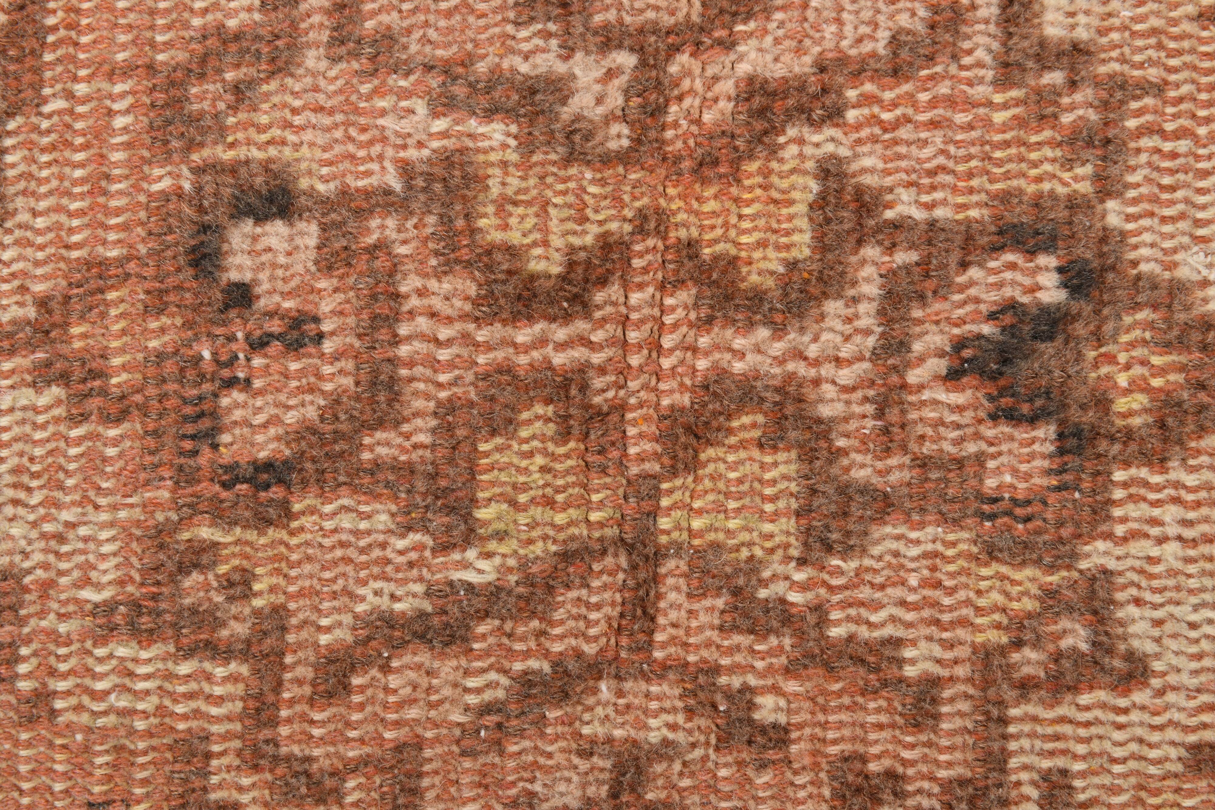 5x9 Copper Brown Oriental Persian Rug 166x273Cm