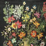 Aubusson tapestry with floral decoration Carton de Caly
