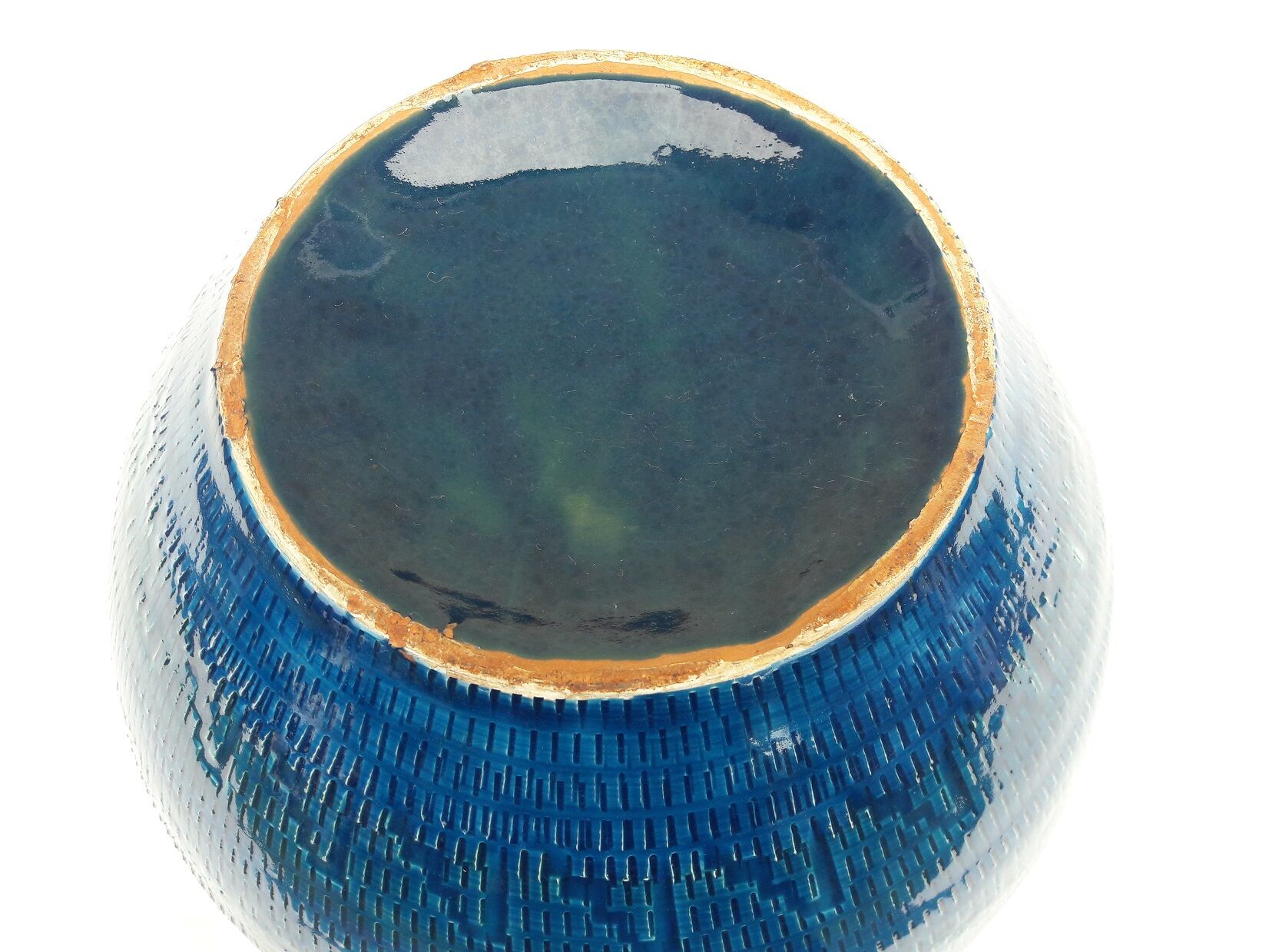 Blue pot cover