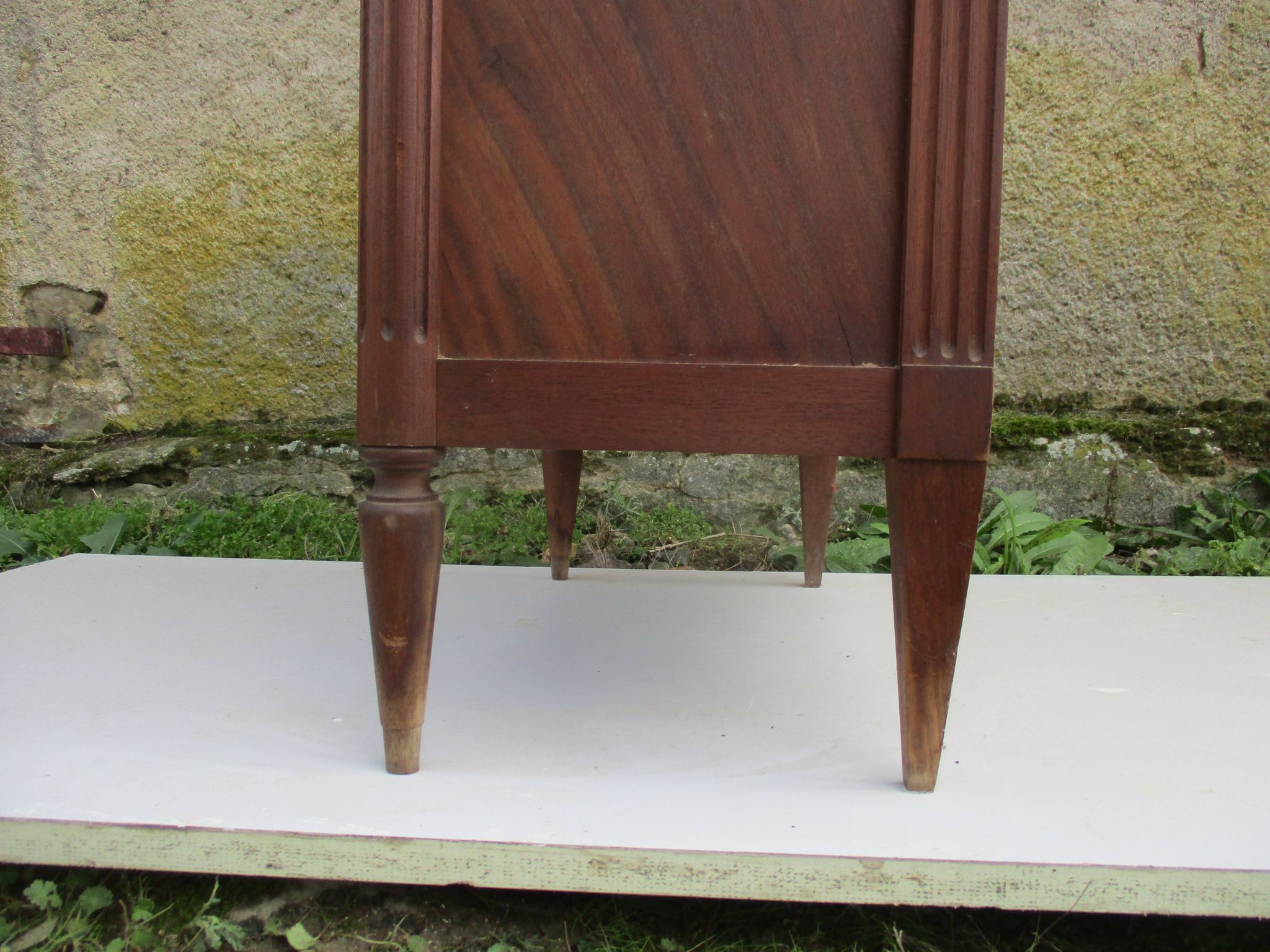 Louis XVI style mahogany secretary from the 19th century.