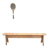 Wooden bench