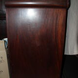 Louis Philippe chest of drawers, 19th century, in mahogany, Sainte-Anne marble