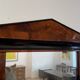 Miroir mural Biedermeier en placage de noyer, ébénisé, Autriche, vers 1820