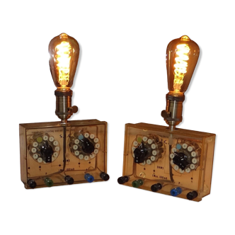 Lampes de chevet style industriel