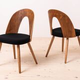 Set of 4 Mid Century Dining Chairs by A.Šuman, Reupholstered in KVADRAT