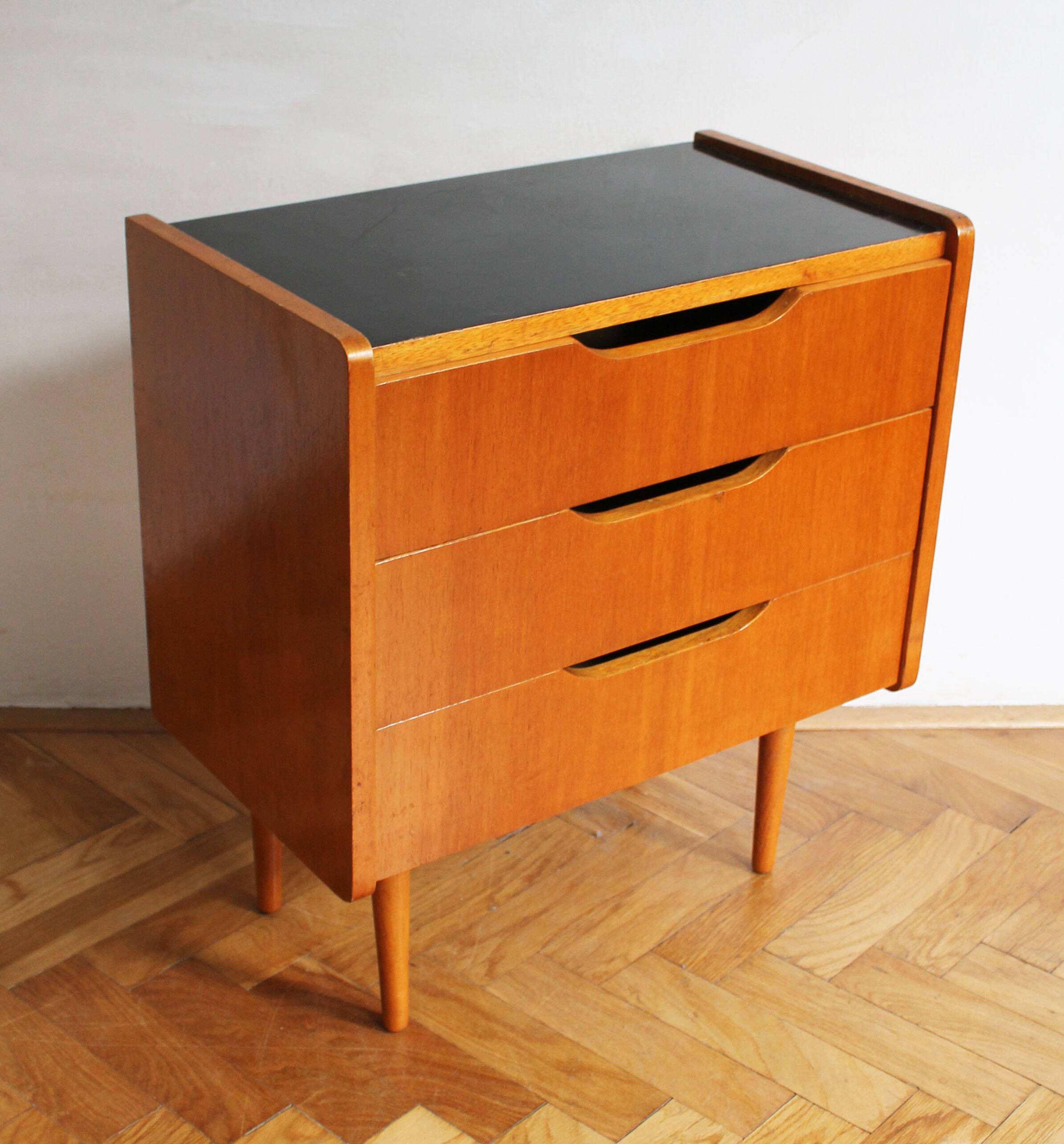 1960's Mid Century Nightstand by Novy Domov
