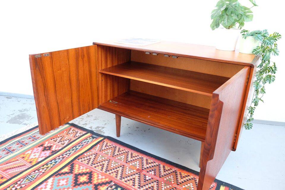 Vintage retro 1960s ASKO commode in teak, mid-century style.