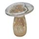 Mushroom paperweight blown glass
