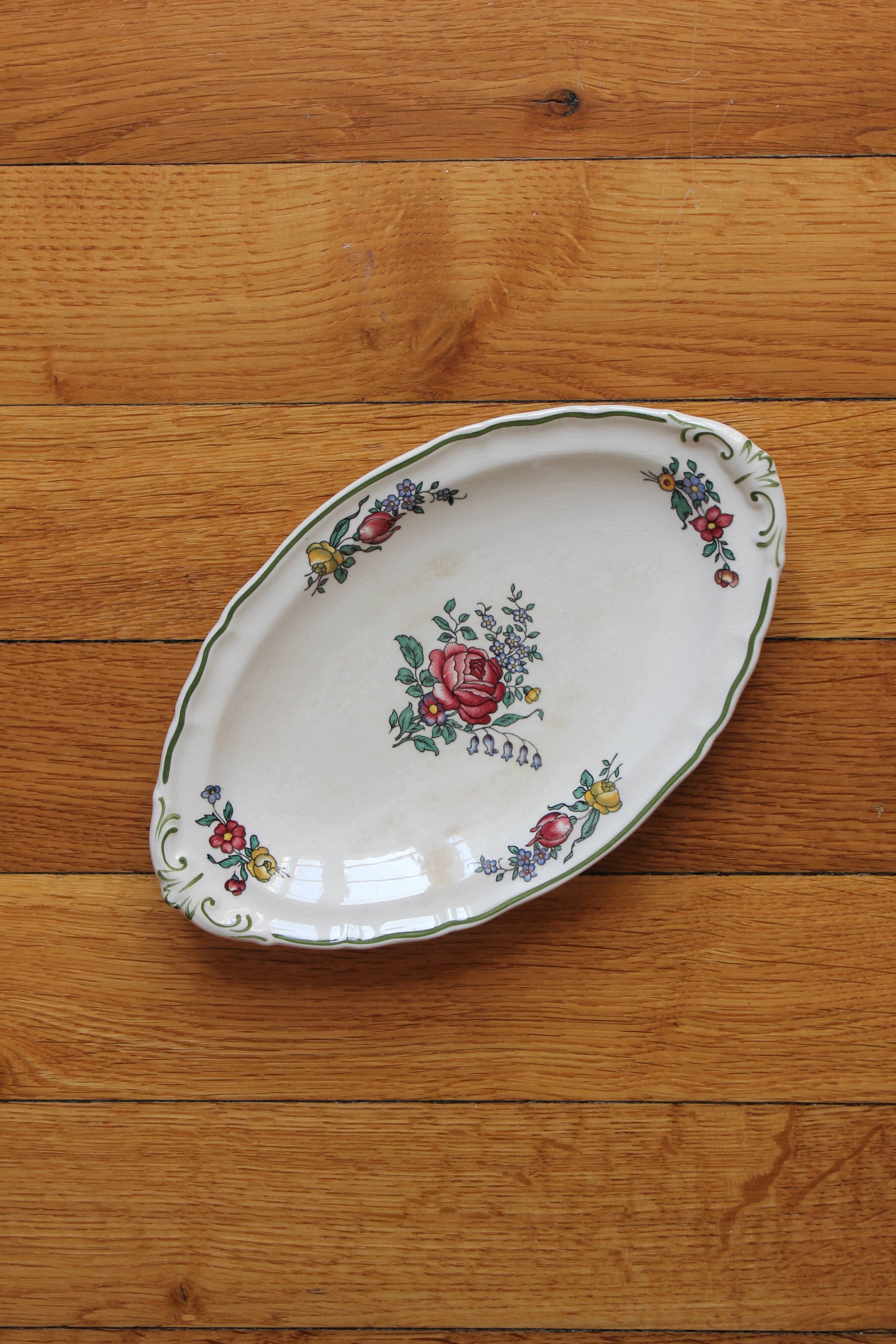 Vintage earthenware dish "Alt Strassburg" or "Old Strasbourg" Villeroy & Boch