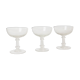 Set de 3 coupes à champagne, vintage