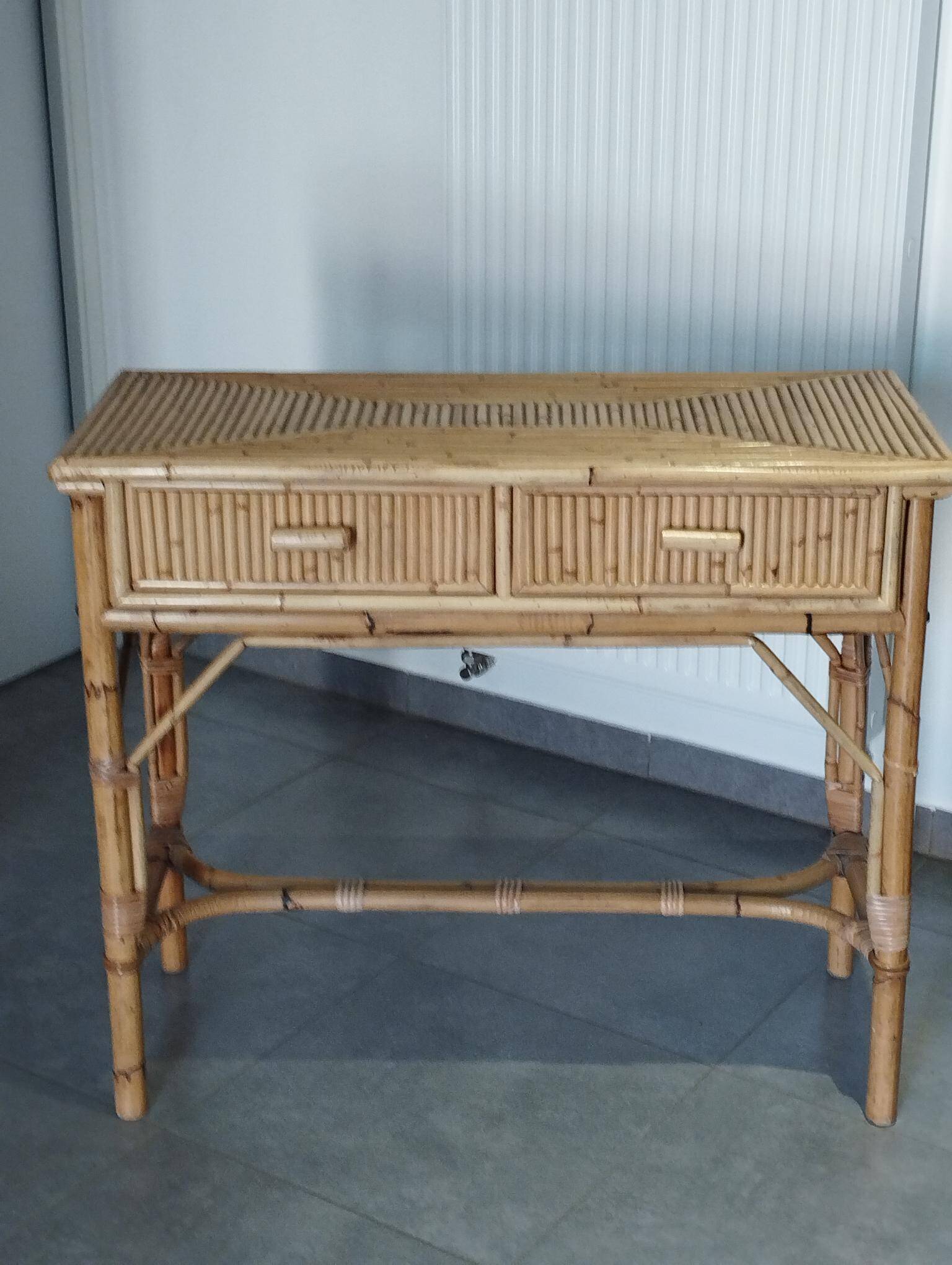 Vintage console attributed to Vivai del Sud.