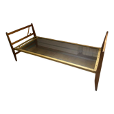 Single bed in oak from the 50s
