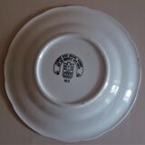 Gien earthenware rebus talking plate