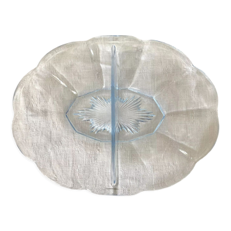 1950s glass serving dish