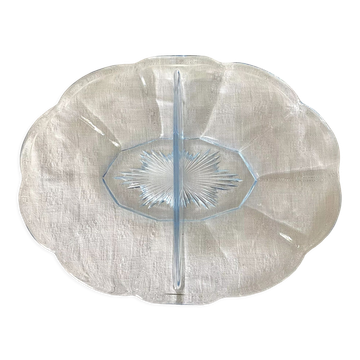 1950s glass serving dish