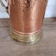 Old copper coal bucket