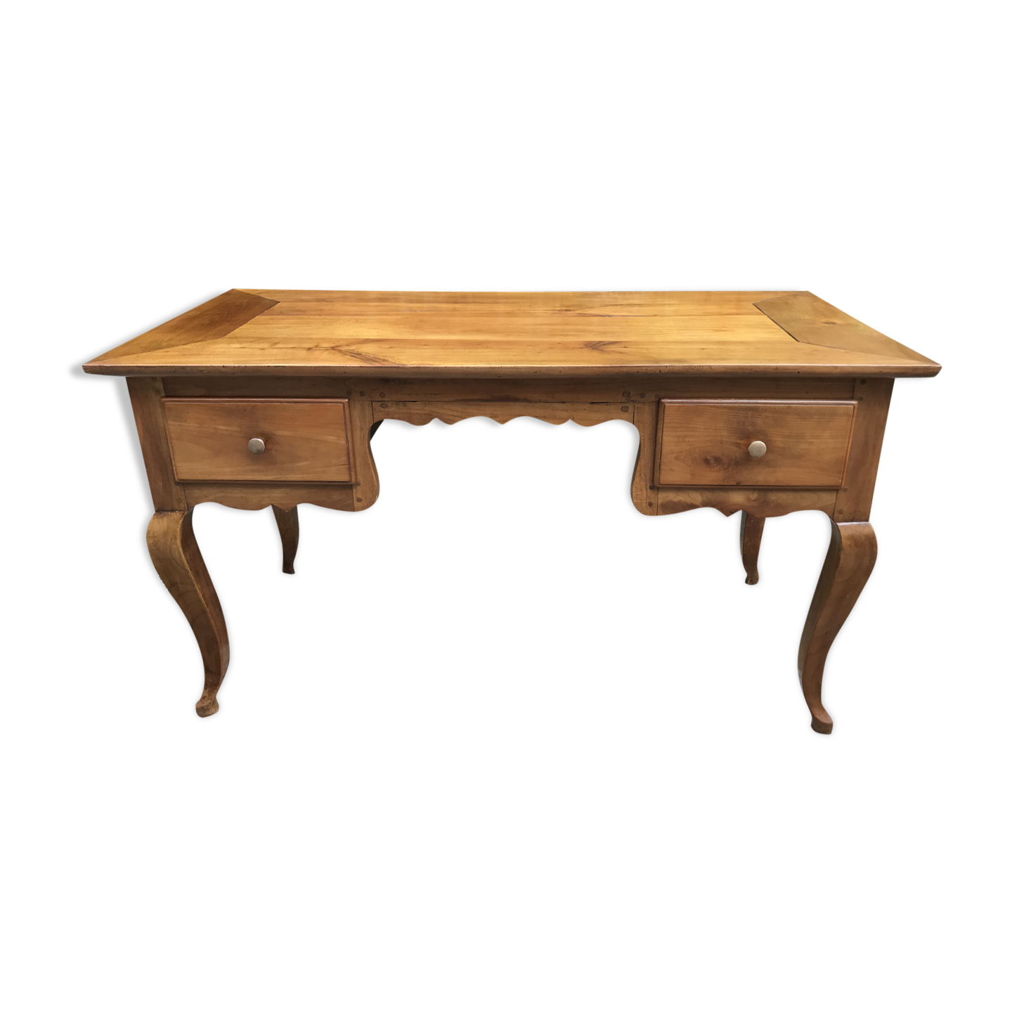 Massive cherry desk style Louis XV