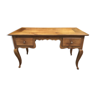 Massive cherry desk style Louis XV