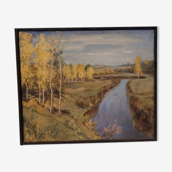 Huile sur toile