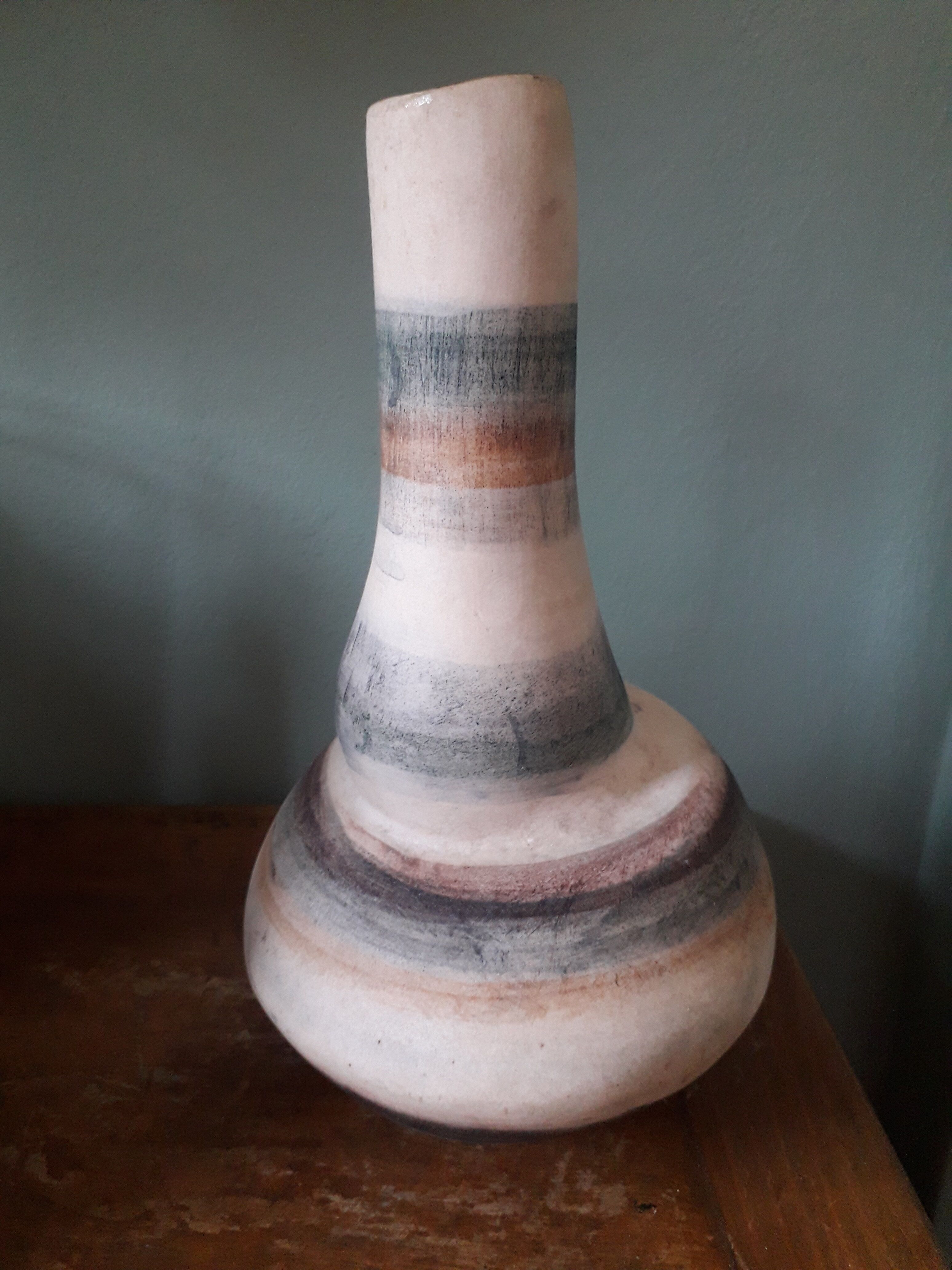 Signed organic vase