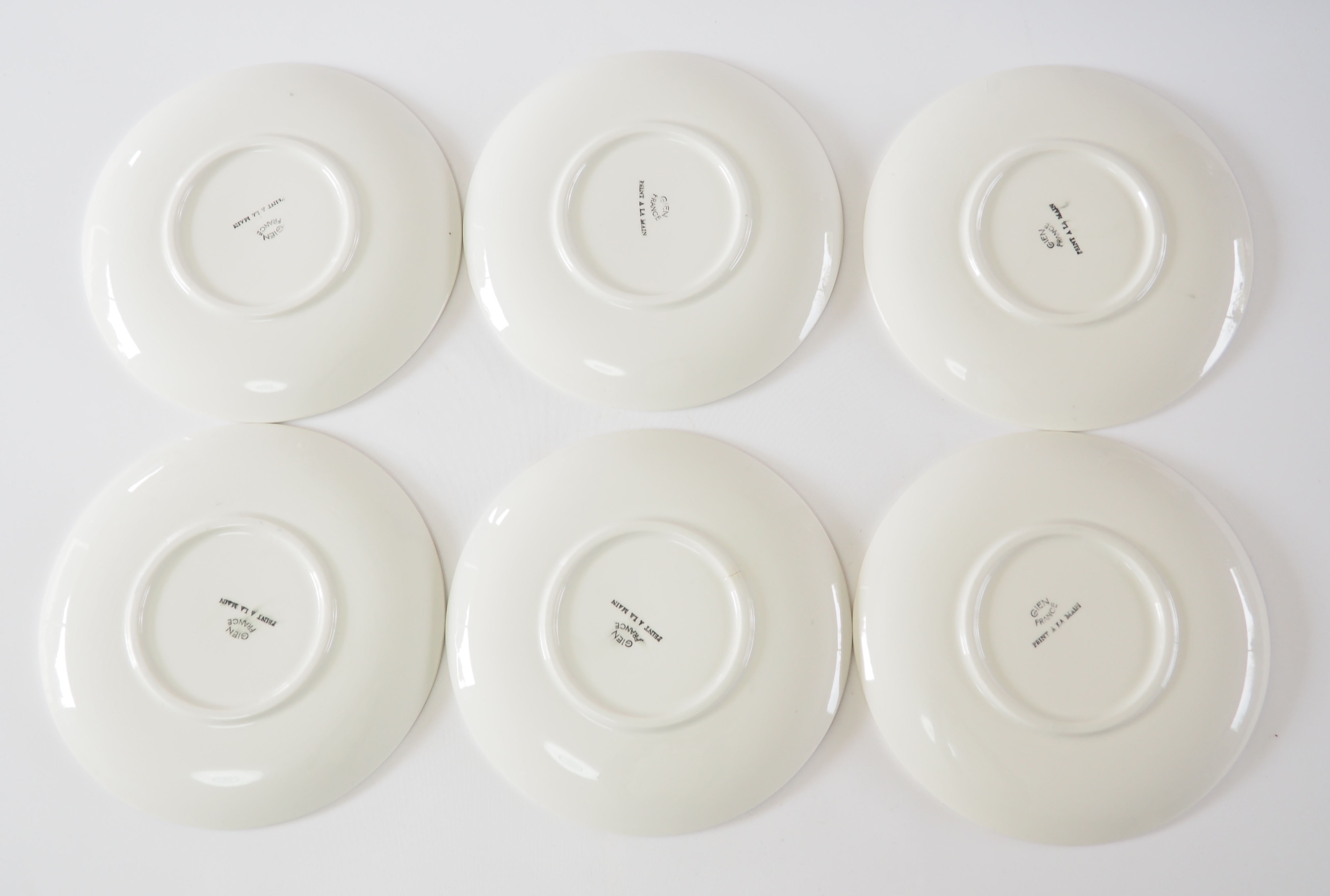Lot 4+6 plates 1970 gien