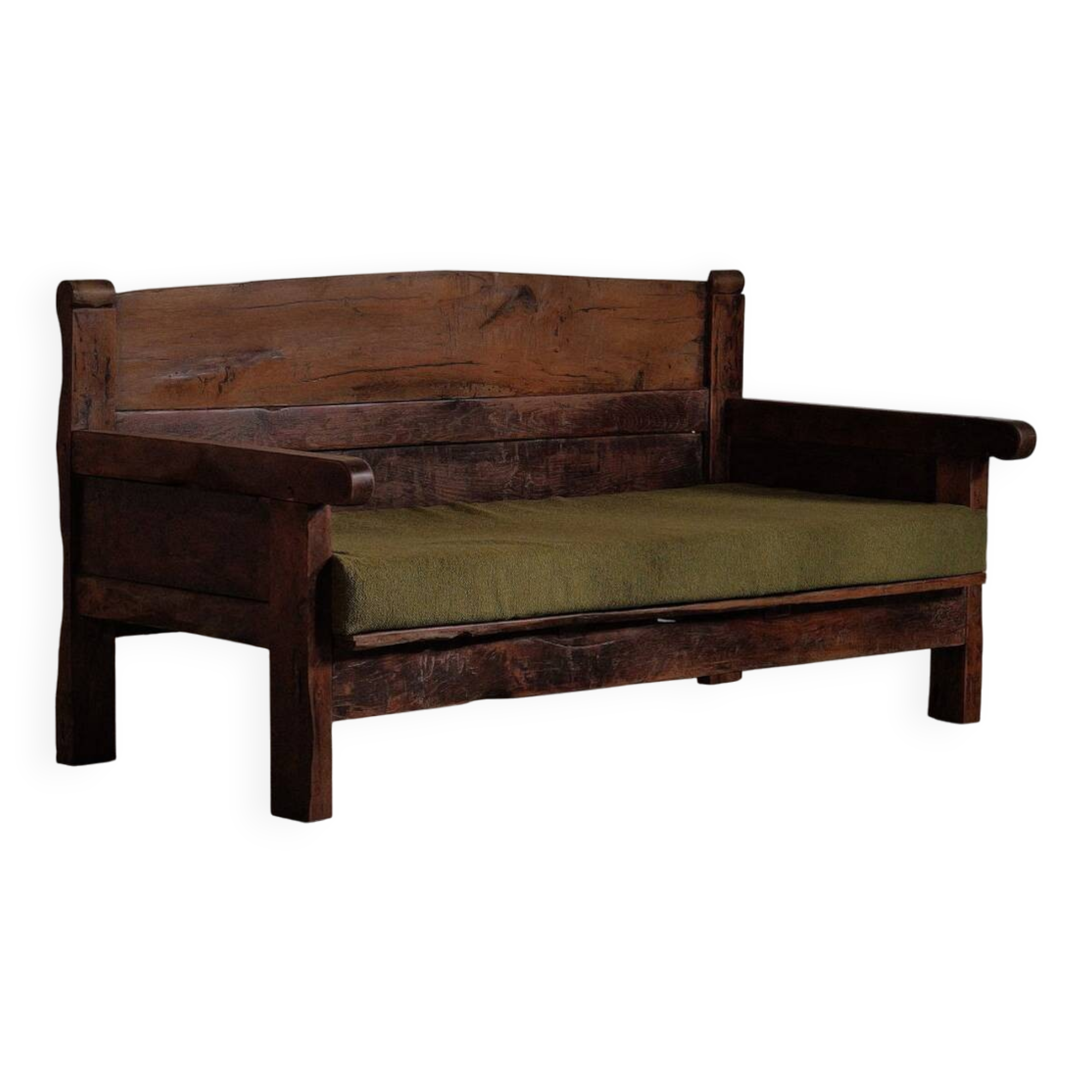 Mountain bench, folk art, 1800