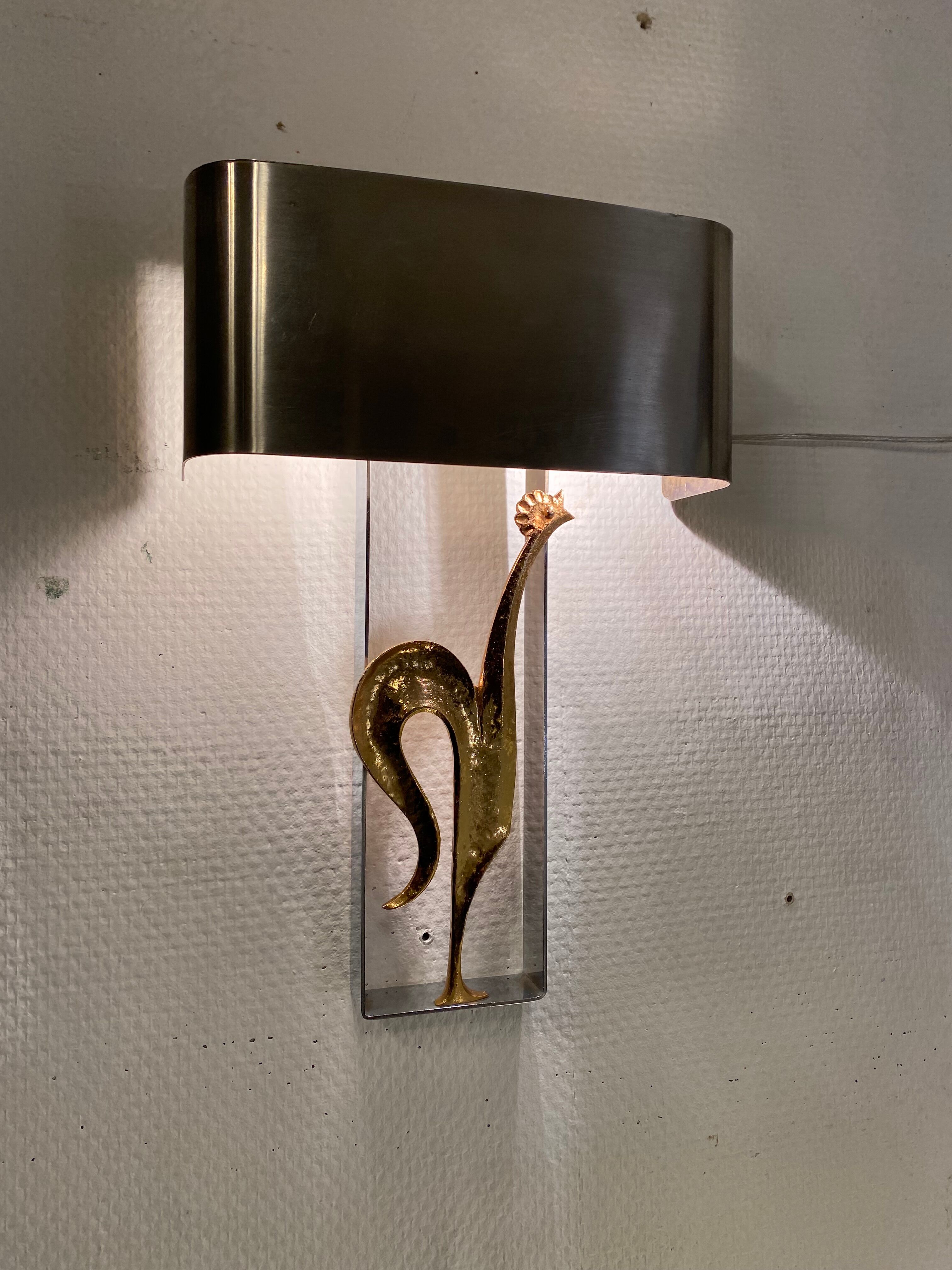 Wall lamp "Le Coq" - Maison Charles - 70s