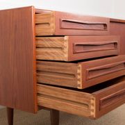 Enfilade Danoise en Teck 200 cm, modèle 31b, par Johannes Andersen 1960.