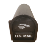 Authentic Black American Mailbox
