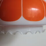 Vintage ceiling chandelier 70s orange
