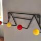 Porte manteau mural boules 60s
