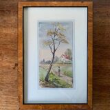 Watercolor landscape